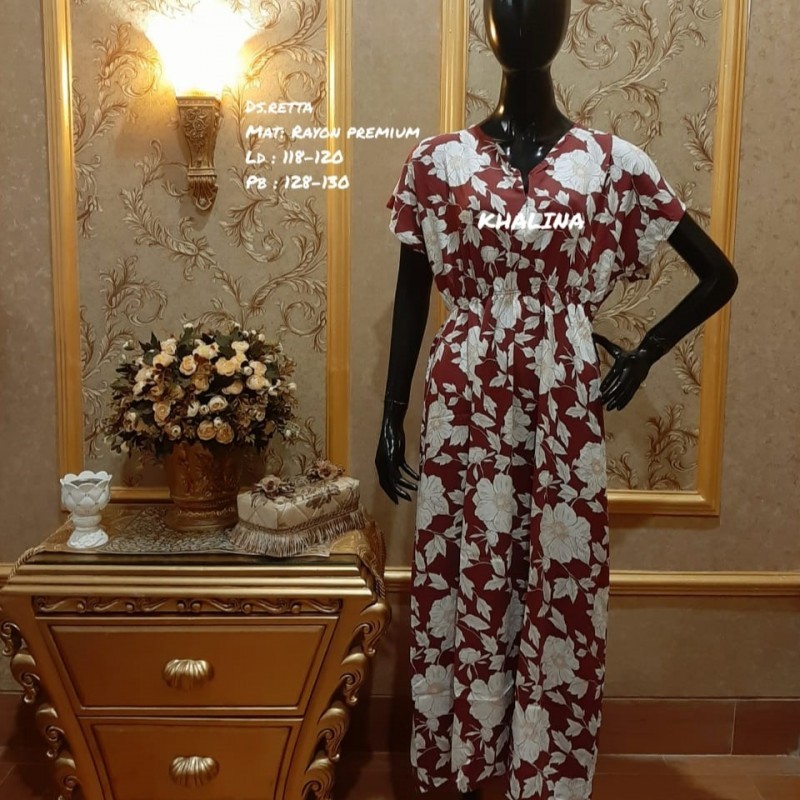 Gaun Wanita Rayon Premium Ds. Retta